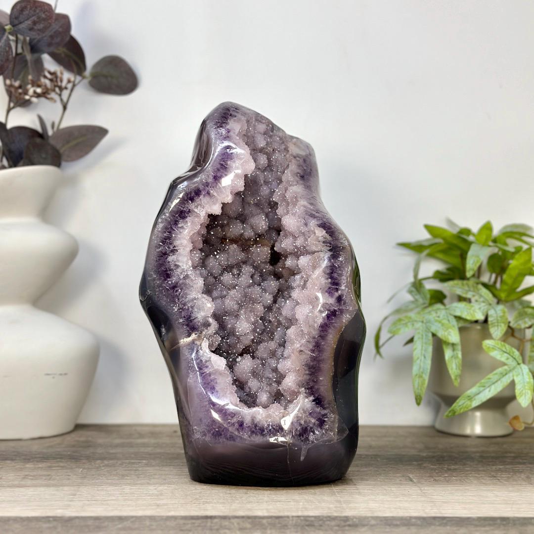メノウ　アメジスト ジオード 大きな結晶 Amethyst geode x large - Etsy 日本