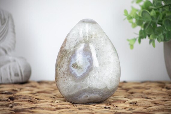 美しい天然石の卵型彫刻、石の卵、卵型の石、STE0049 - Etsy 日本