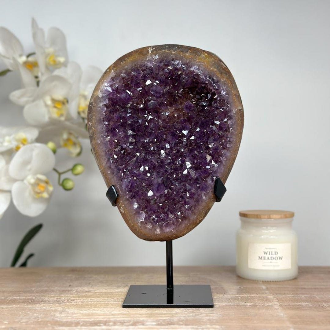 Beautiful Natural Amethyst Crystal Cluster - MWS1684 - Etsy
