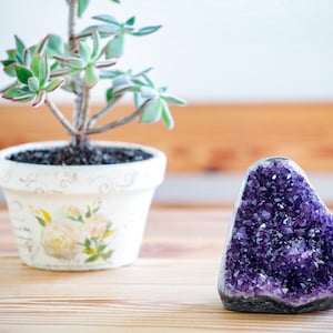 Amethyst Crystal Cathedral Geodes - Natural Healing Stone, Perfect Holiday Gift, Elegant Rigid Box Included!
