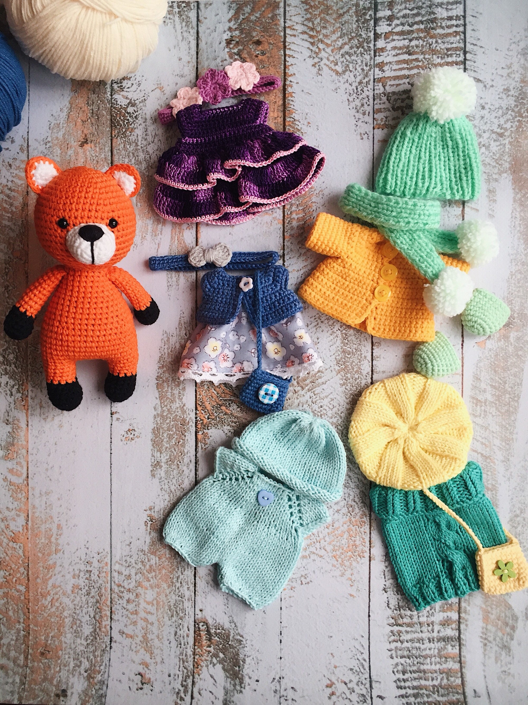 Crochet Fox/doll With Clothes/stuffed Animal/stuffed Animal - Etsy Crochet Fox/doll With Clothes/stuffed Animal/stuffed Animal - Etsy