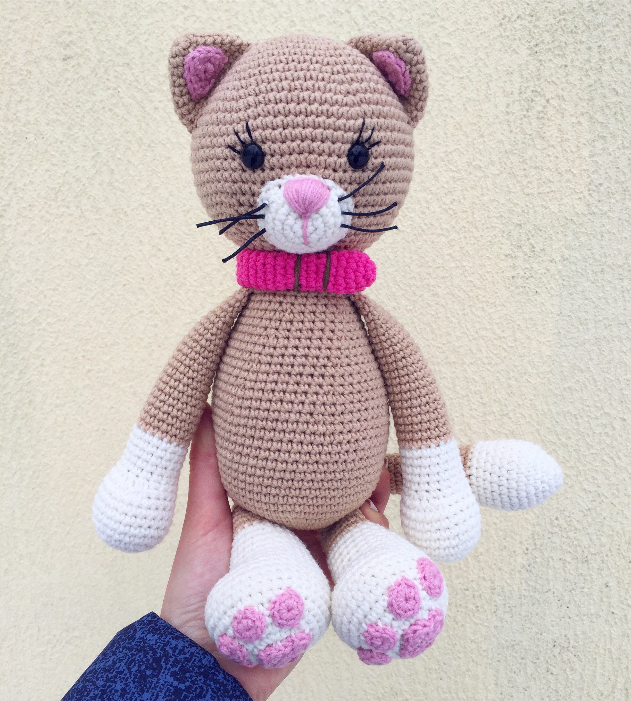 Stuffed Cat/amigurumi Animal/crochet Cat/cat Toy/amigurumi | Etsy