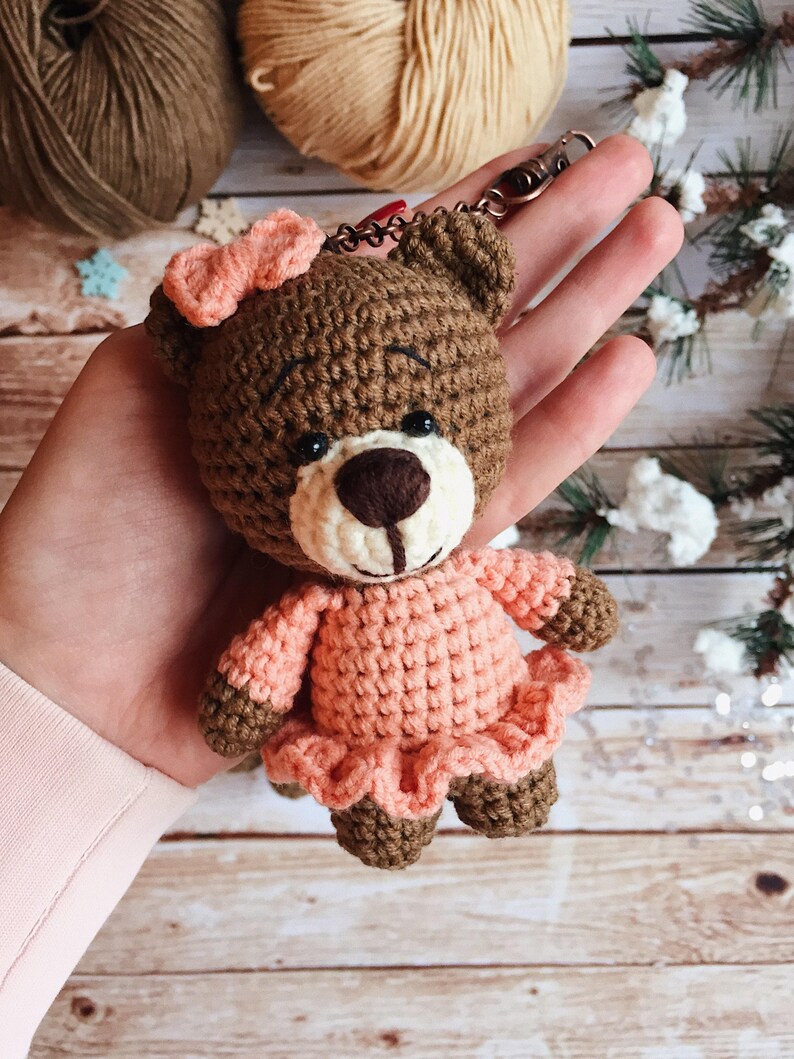 Crochet Keychain/handmade Keychain/bag Accessories/amigurumi Etsy