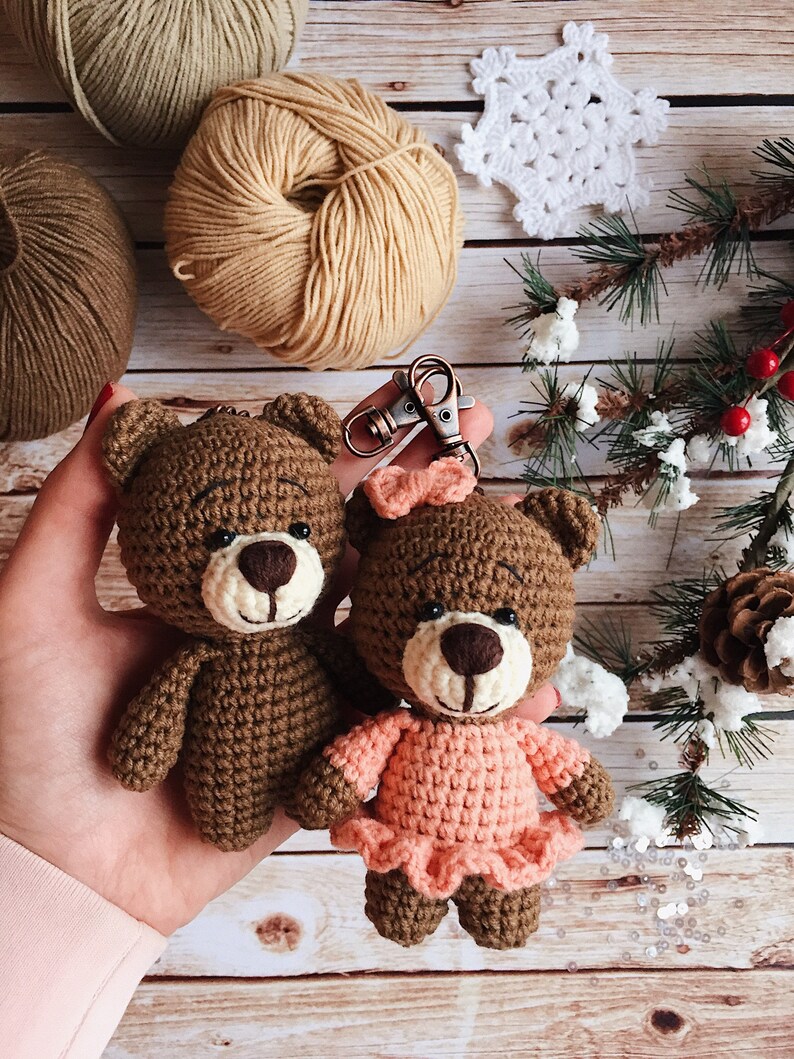 Crochet Keychain/handmade Keychain/bag Accessories/amigurumi Etsy