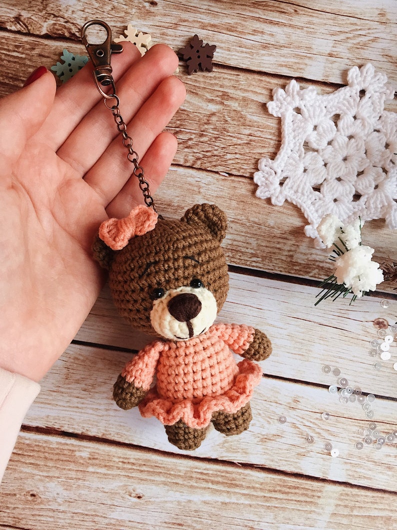 Crochet Keychain/handmade Keychain/bag Accessories/amigurumi Etsy
