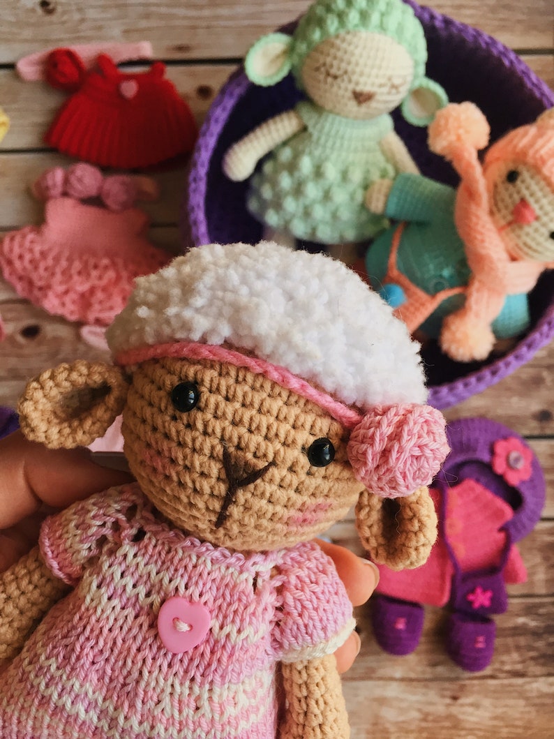 Animals with clothes and accessories Stuffed animal toys Etsy