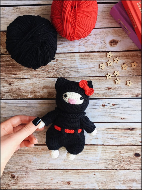 ninja cat plush