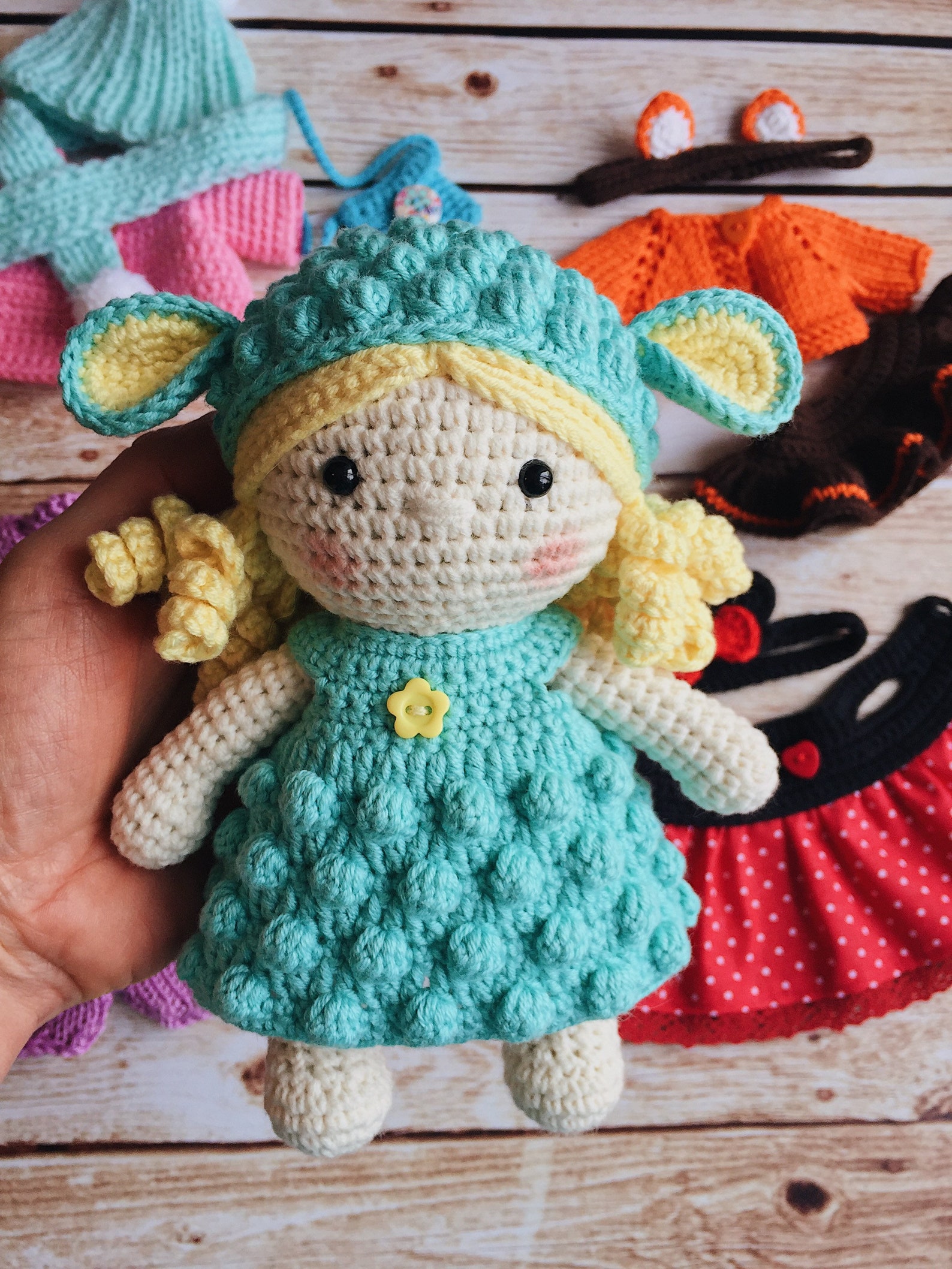 Doll With Clothes and Accessories Stuffed Doll Set Baby Etsy