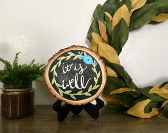 Personalized Hand-Painted Wooden Sign (Small)