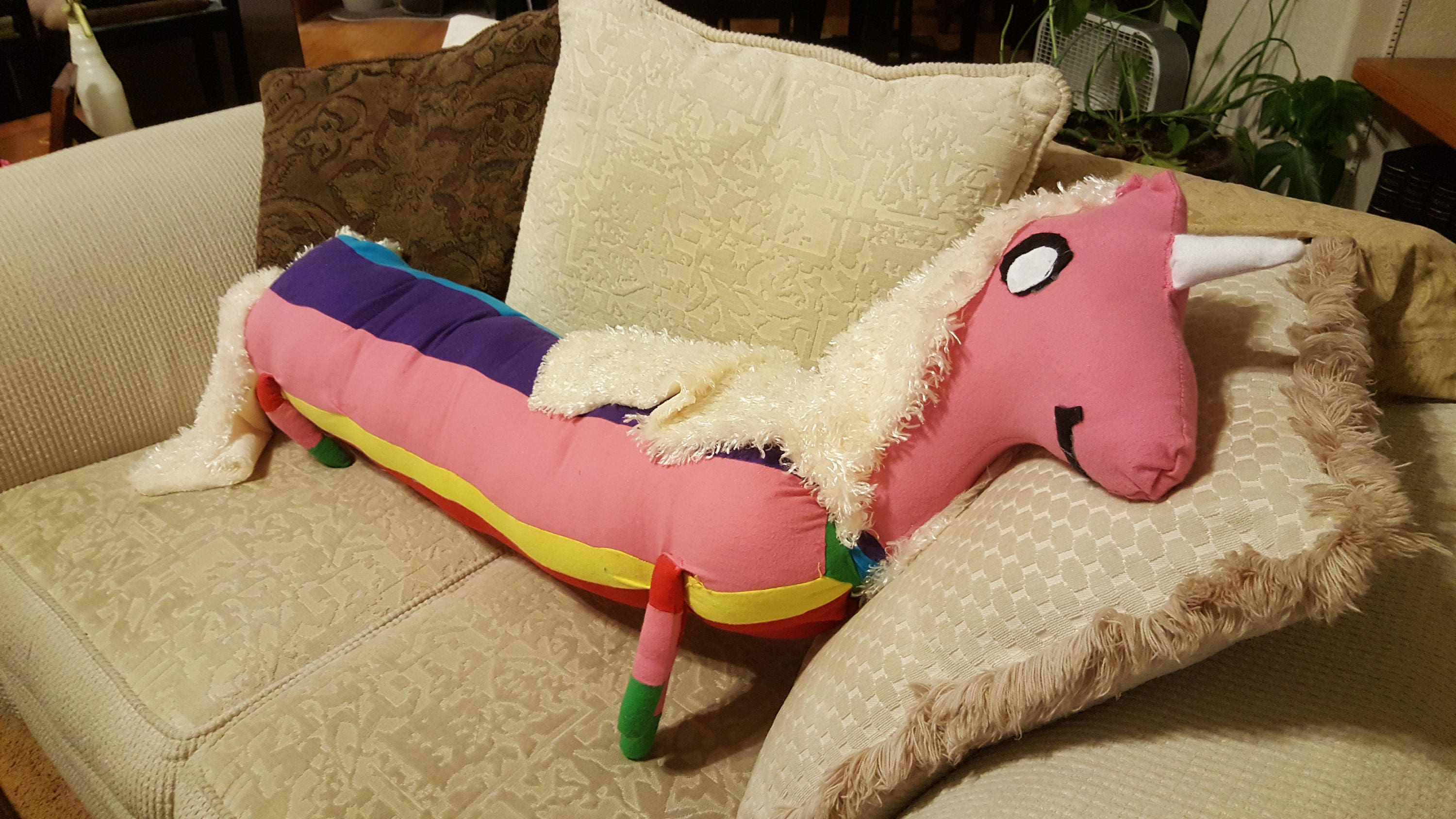 Lady Rainicorn | Etsy Lady Rainicorn Body Pillow by