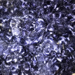 Mohair Spinning Locks - Navy Blue