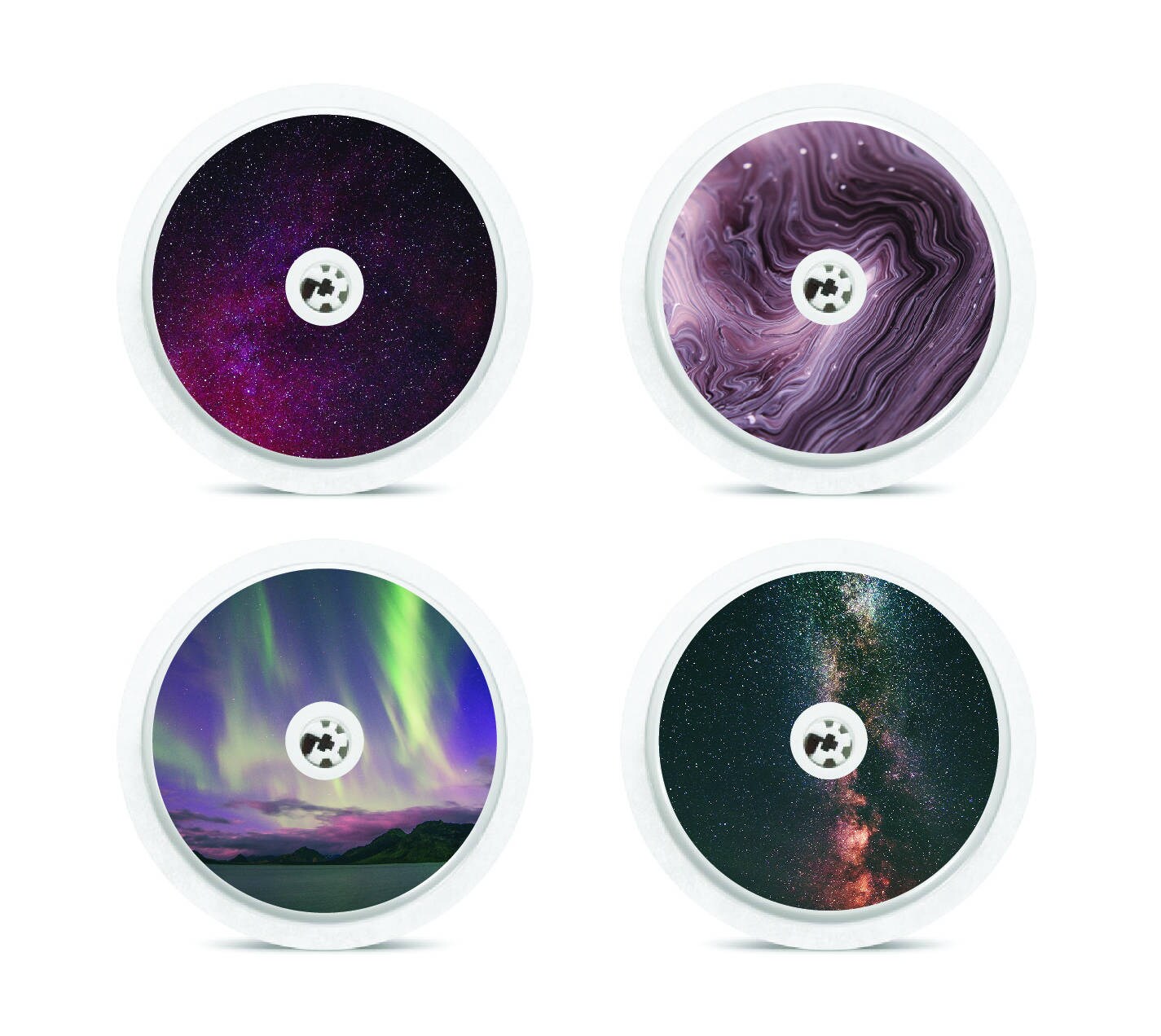 Freestyle Libre Night Sky Sensor Stickers – pack of 4 and sold indivi…