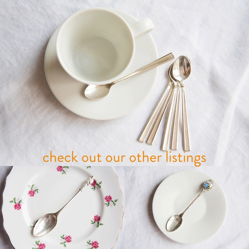 Vintage Silver Tea Spoon Vintage Wedding Gift 145 Irish Silver plated /& Enamel Spoon Dunlaoghaire Souvenir Collectors spoon