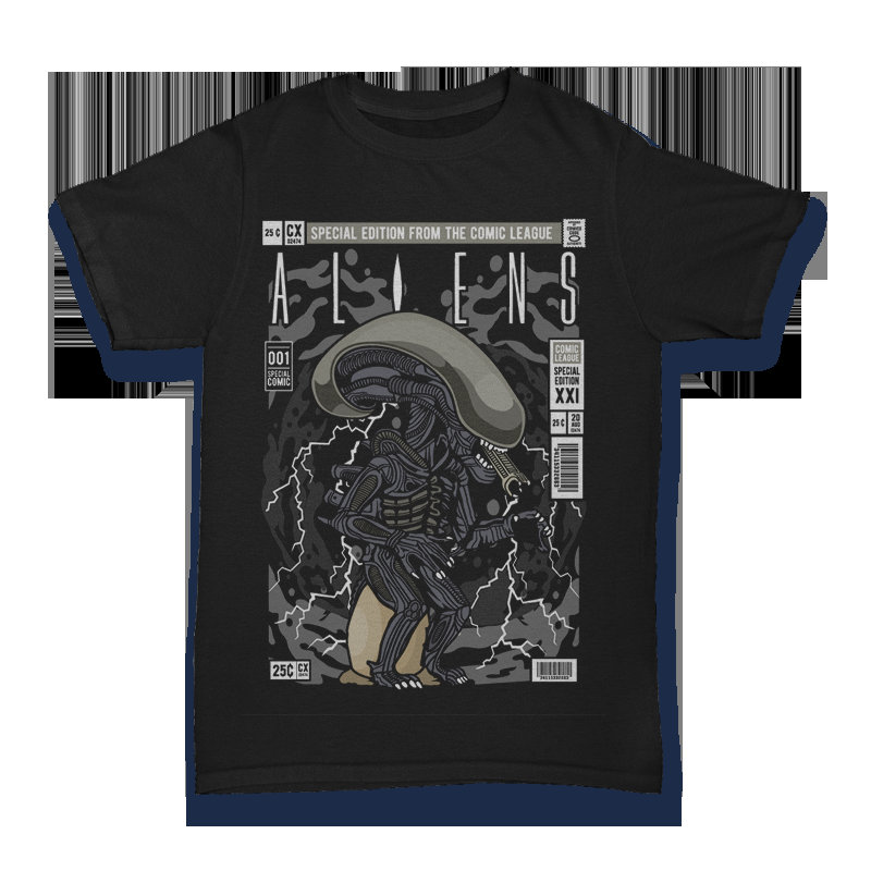 Alien T Shirt - Etsy