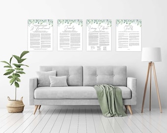 DIGITAL: A Bicentennial Proclamation, The Family Proclamation, The Living Christ, and The Articles of Faith - Modern LDS Set (Version 3)