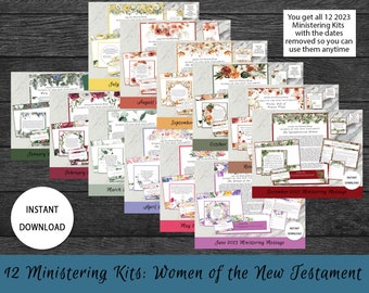 12 Ministering Kits: Women of the New Testament