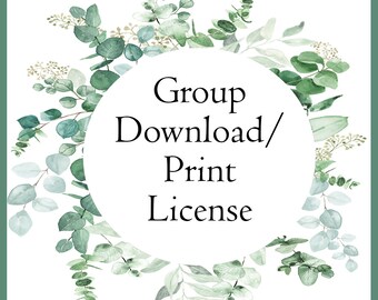 Group Download/Print License