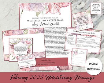 February 2025 Ministering Kit: Women of the Latter Days - Lucy Mack Smith