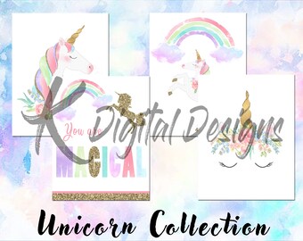 Unicorn Collection - INSTANT DIGITAL DOWNLOAD