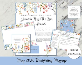 May 2026 Ministering Kit: Ancient Names of Jesus Christ - Jehovah Nissi (The Lord is My Banner)