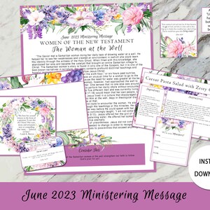 June 2023 Ministering Kit: Women of the New Testament - The Woman at the Well