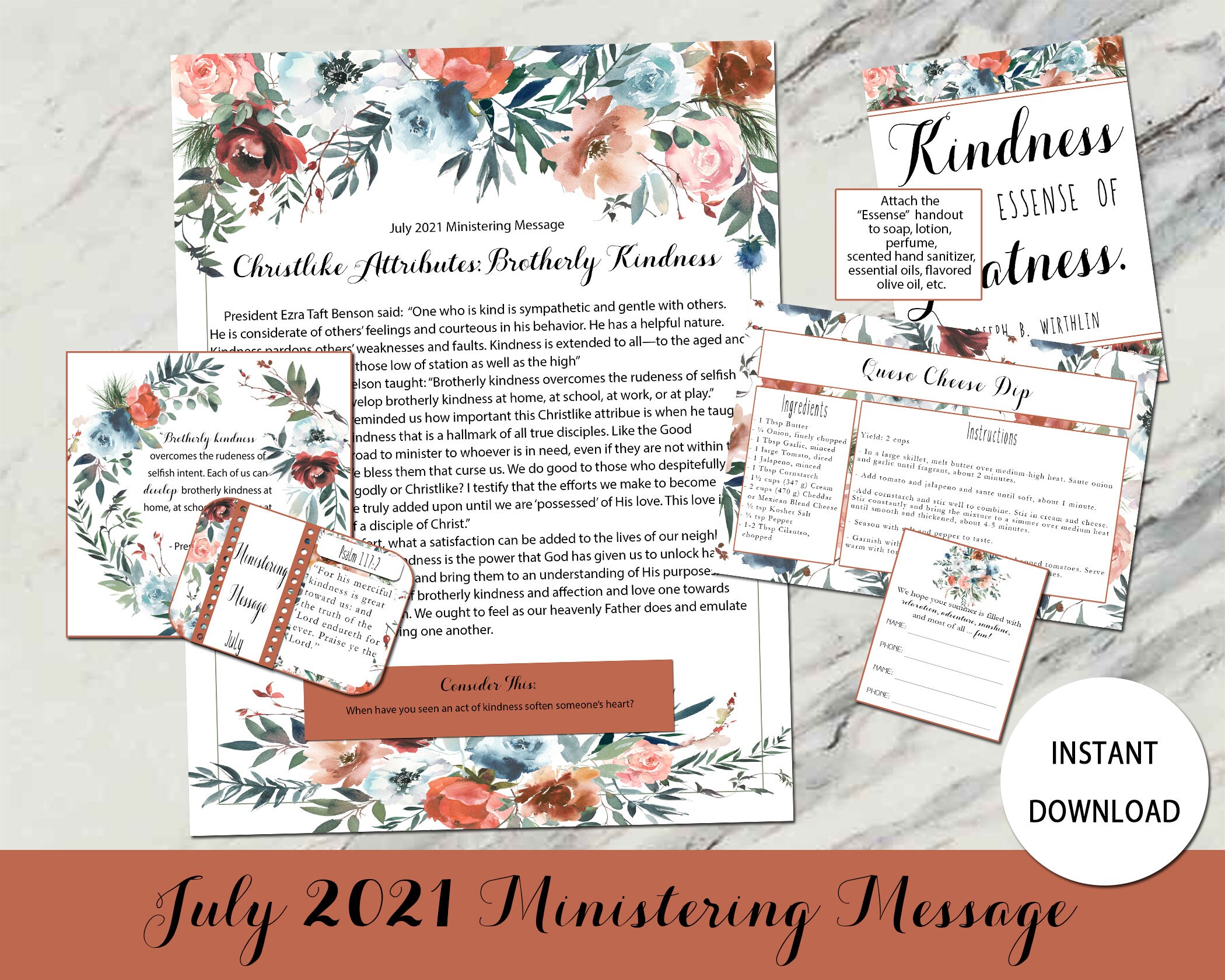 July 2021 Ministering Message: Christlike Attributes - Brotherly Kind…