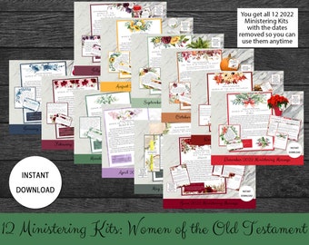 12 Ministering Kits: Women of the Old Testament