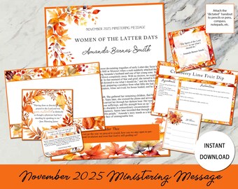 November 2025 Ministering Kit: Women of the Latter Days - Amanda Barnes Smith