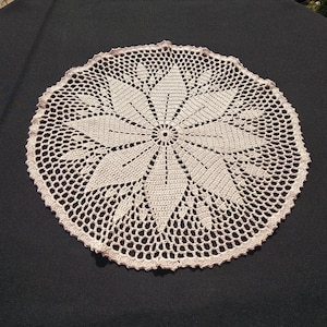 New beige crochet doily-crochet tablecloth