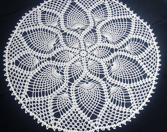 New light beige crochet doily-crochet tablecloth