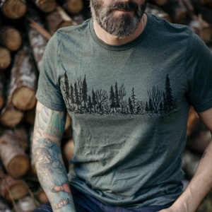 Bike Shirt, Mountain Bike, Forest Bike Shirt, Shirt for Bikers, Gift for Bikers, Gift for Mountain Biker, Gift for Him