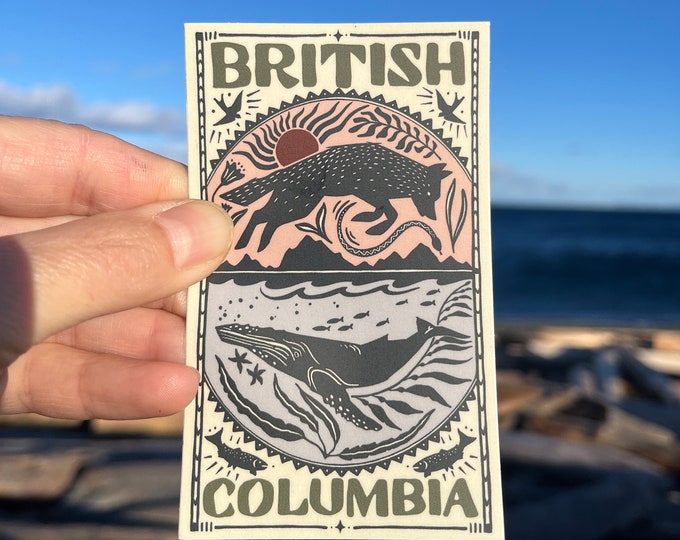 British Columbia, Canada Stickers! 4
