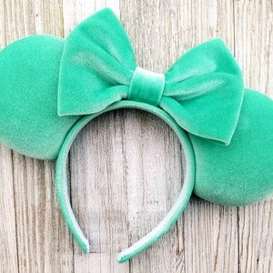 Disney Ears, Minnie Mouse Ears, Mickey Mouse Ears, Minnie Ears, Mickey Ears, Mint Minnie Ears, Velvet Minnie Ears, Velvet Mickey Ears, Mint