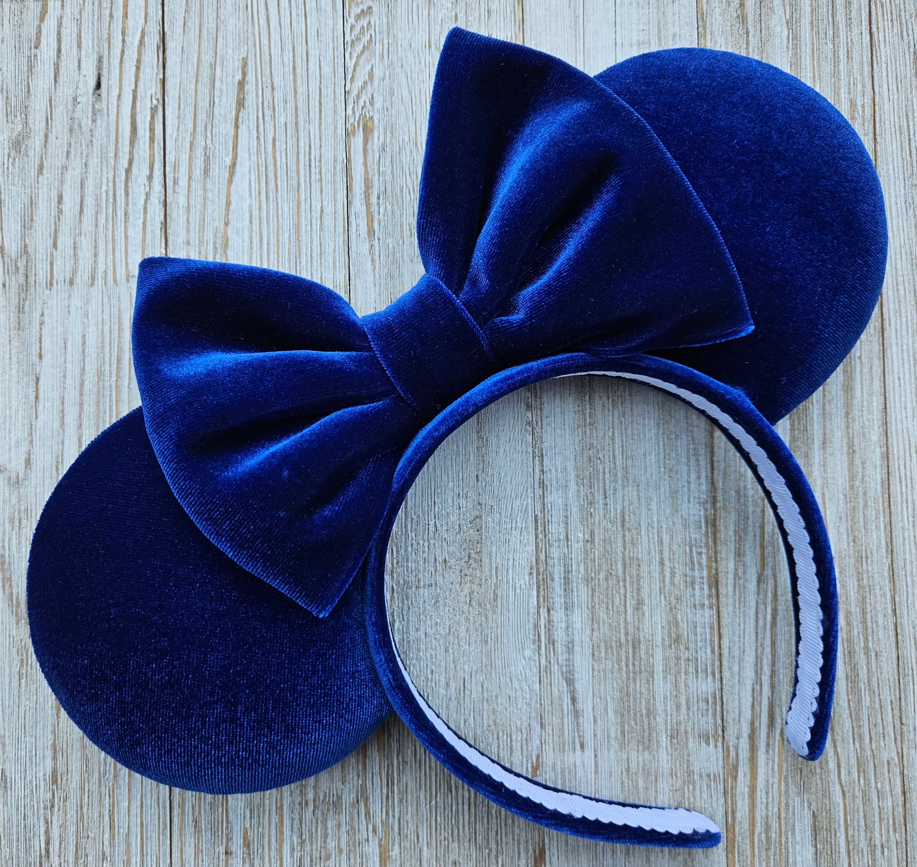Royal Blue Velvet Headband - Etsy