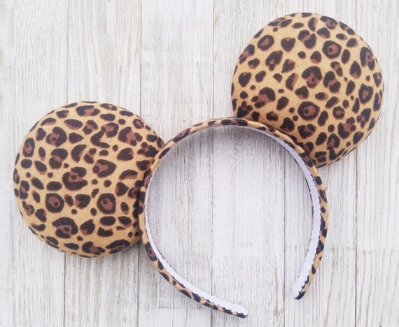 Leopard print Minnie ears like new Sequin Leopard Print Minnie Mouse Ears Headband – Shopping  main image 4