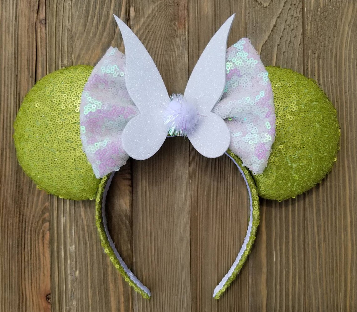 Mickey Ears Tinkerbell Minnie Ears Tinkerbell Ears Etsy
