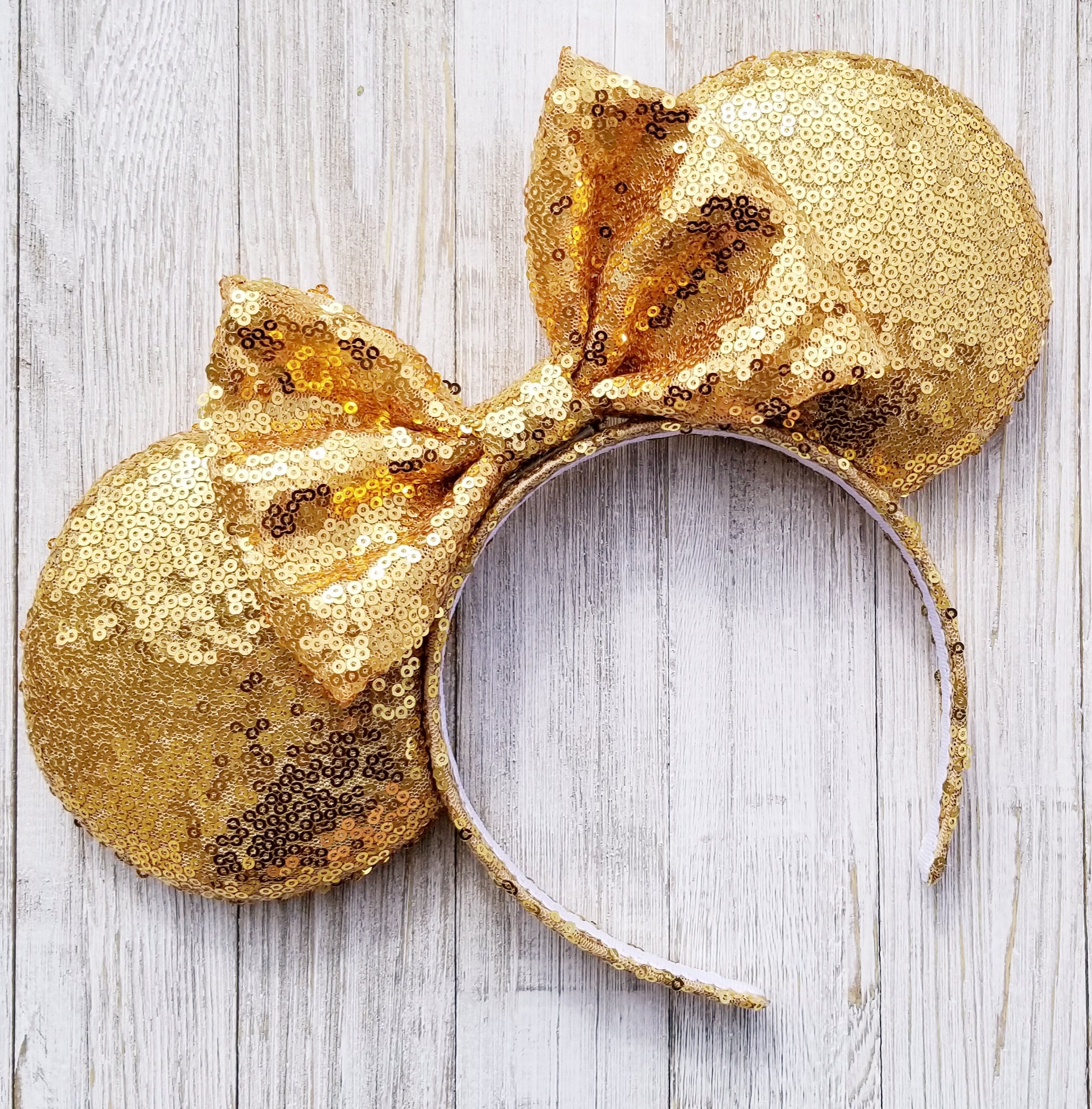 NEW Gold Jeweled Minnie Mouse Ears (small shop) bj15814.jpg main image 4
