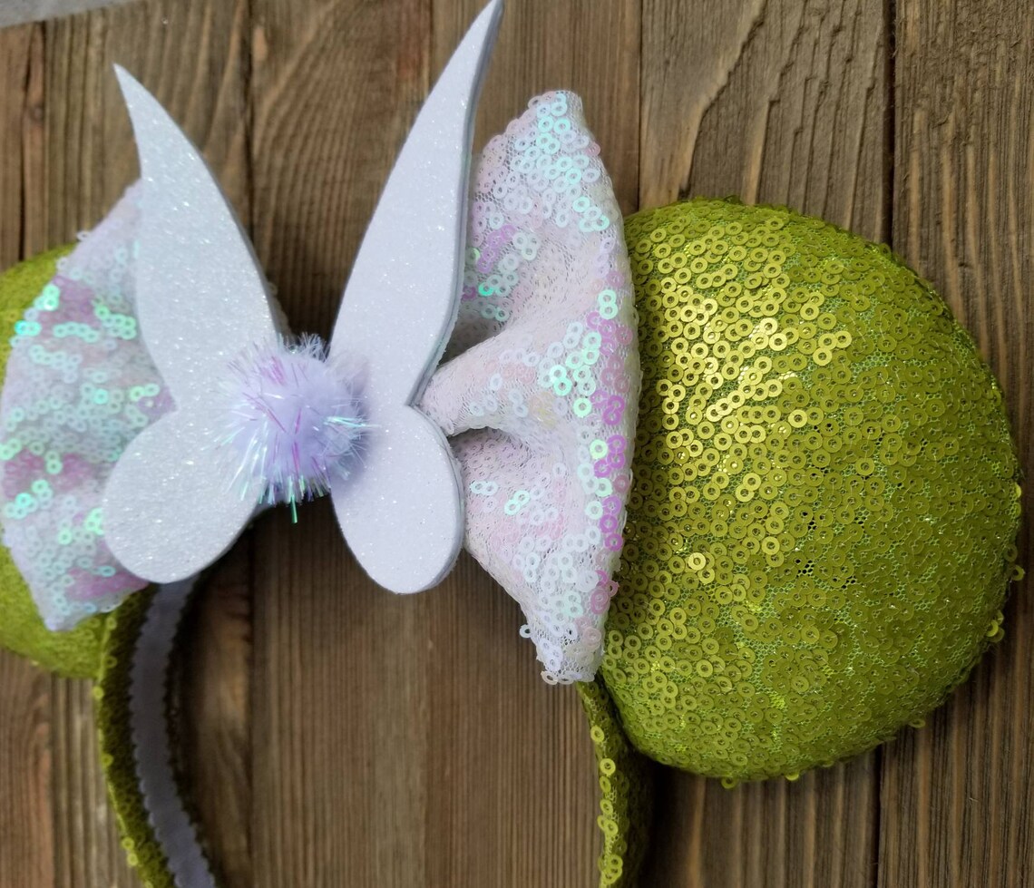 Mickey Ears Tinkerbell Minnie Ears Tinkerbell Ears Etsy