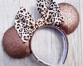 Disney Ears, Animal Print Disney Ears, Mickey Ears, Minnie Ears, Mickey Mouse Ears, Minnie Mouse Ears, Animal Kingdom Ears, Mouse Ears