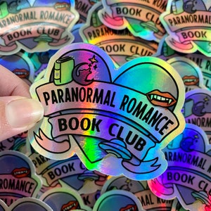 Paranormal Romance Book Club Holographic Vinyl Sticker PNR Bookish Sticker image 3