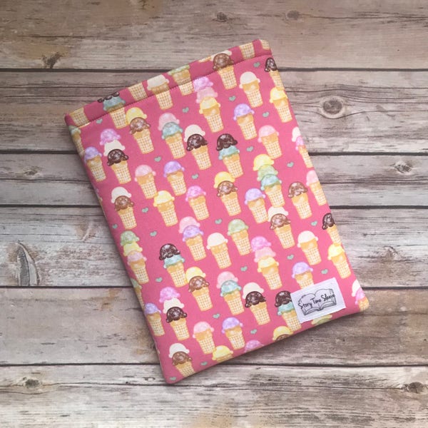 Ice Cream Cone Book Sleeve