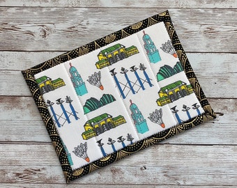 Kansas City Mug Rug/Fabric Coaster