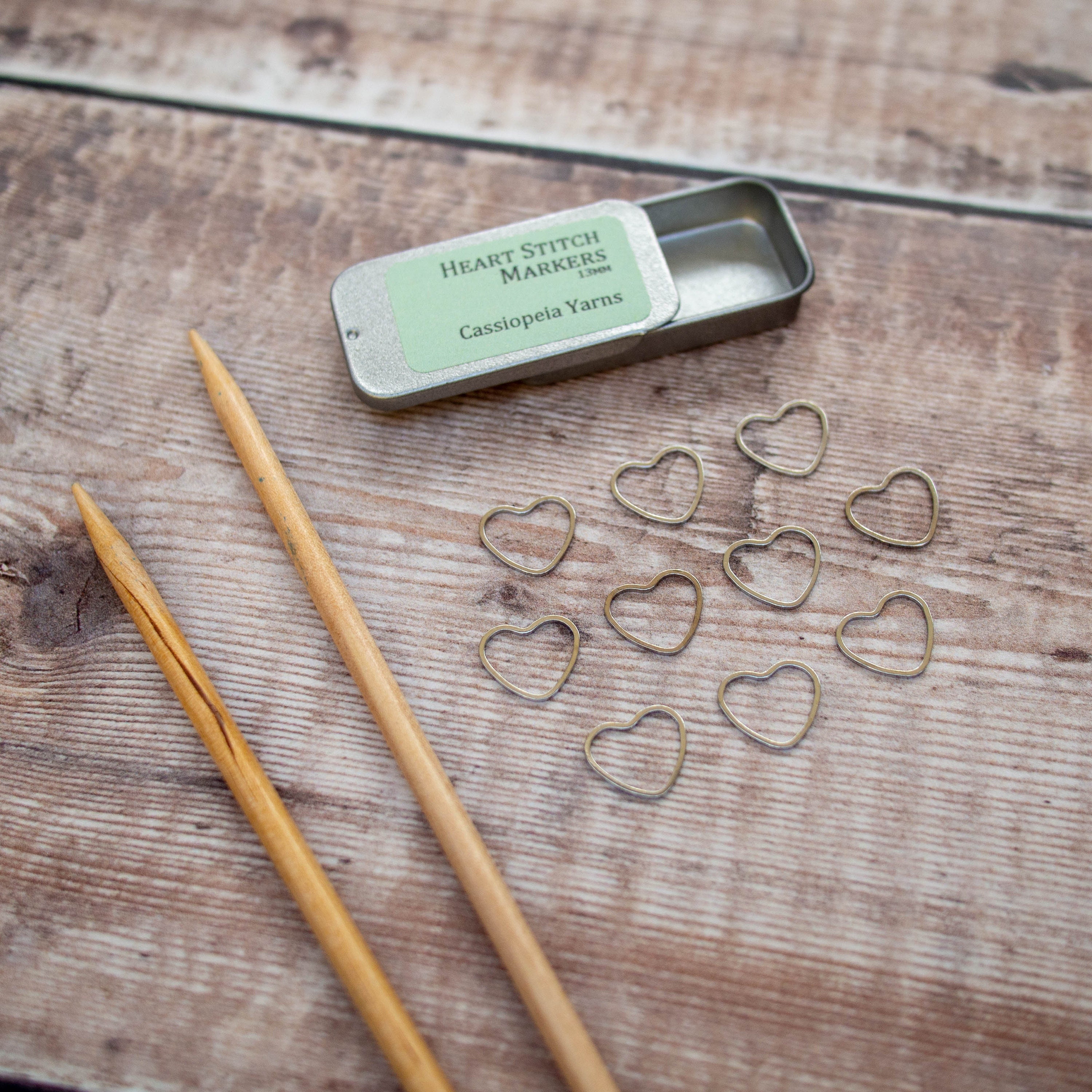 Snag Free Stitch Markers for Knitting, Knitting Notions, Heart