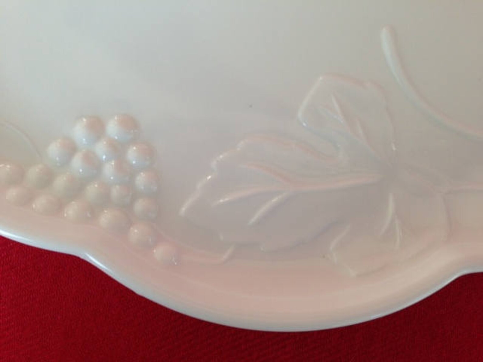 15 Vintage Milk Glass Luncheon Plate and Cup Set Etsy