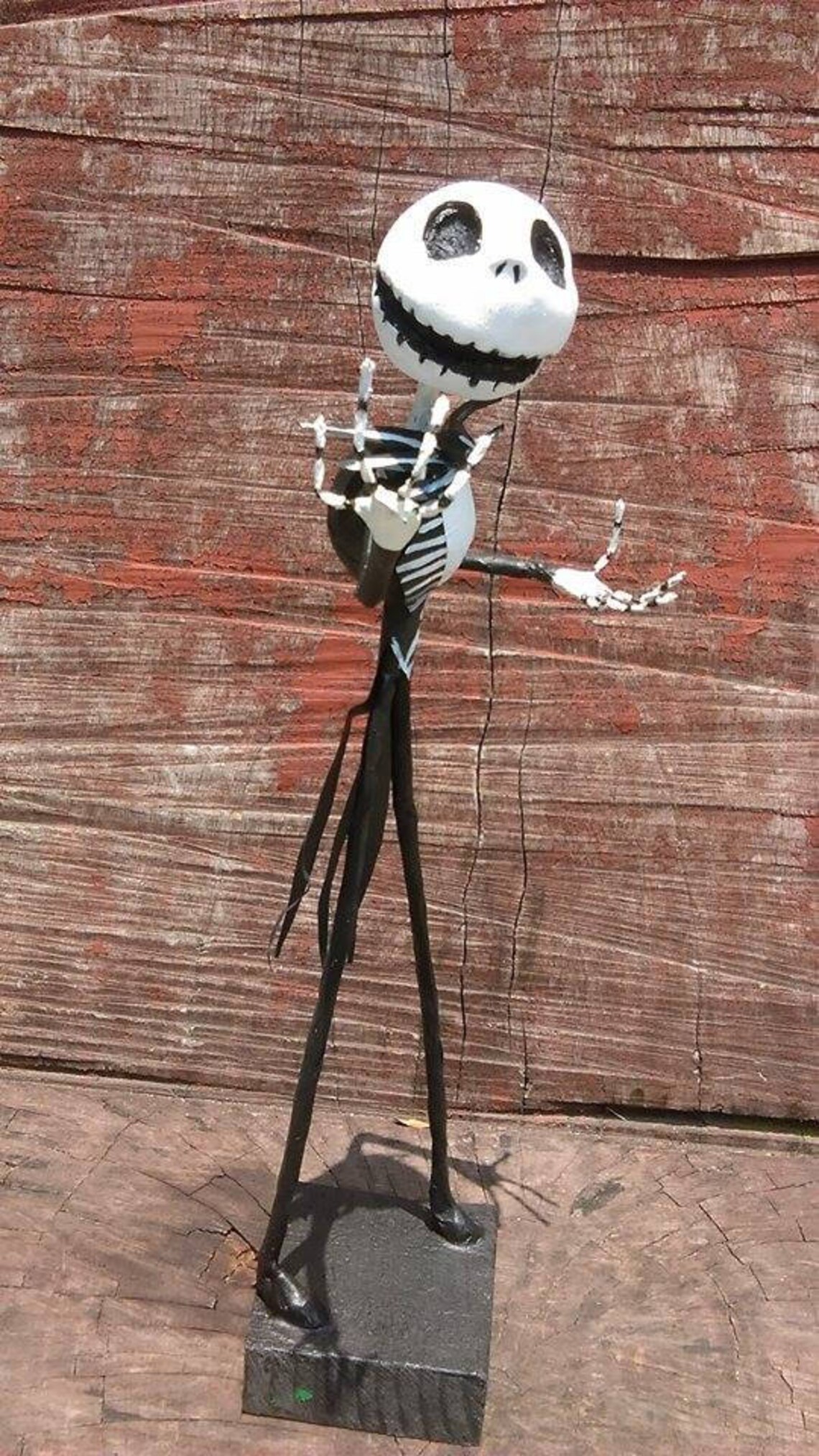 Jack Skellington figure paper sculpture paper craft papier
