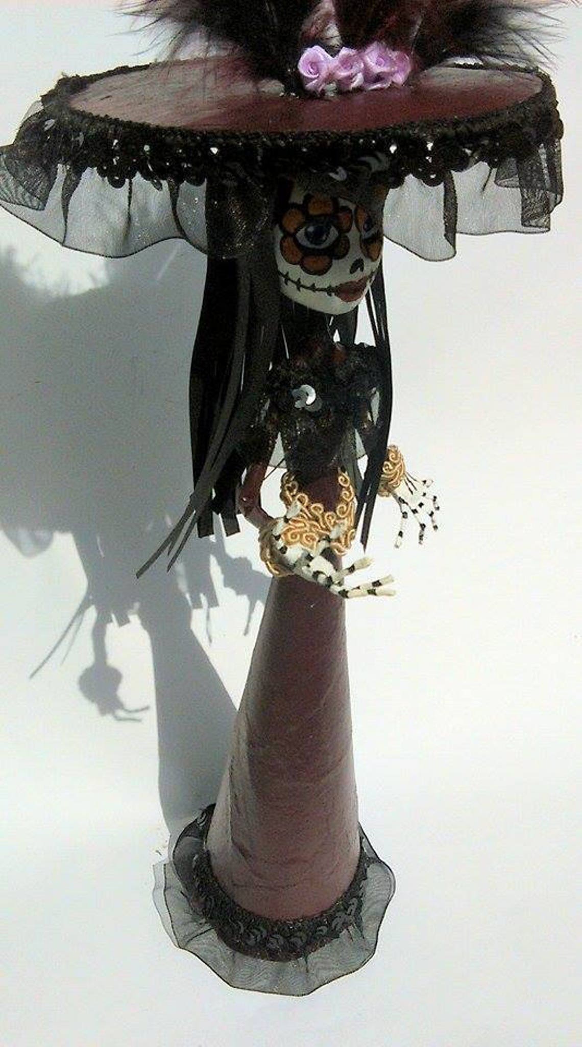 Sculpture of Catrina Girl Paper Mache, Papercraft - Etsy