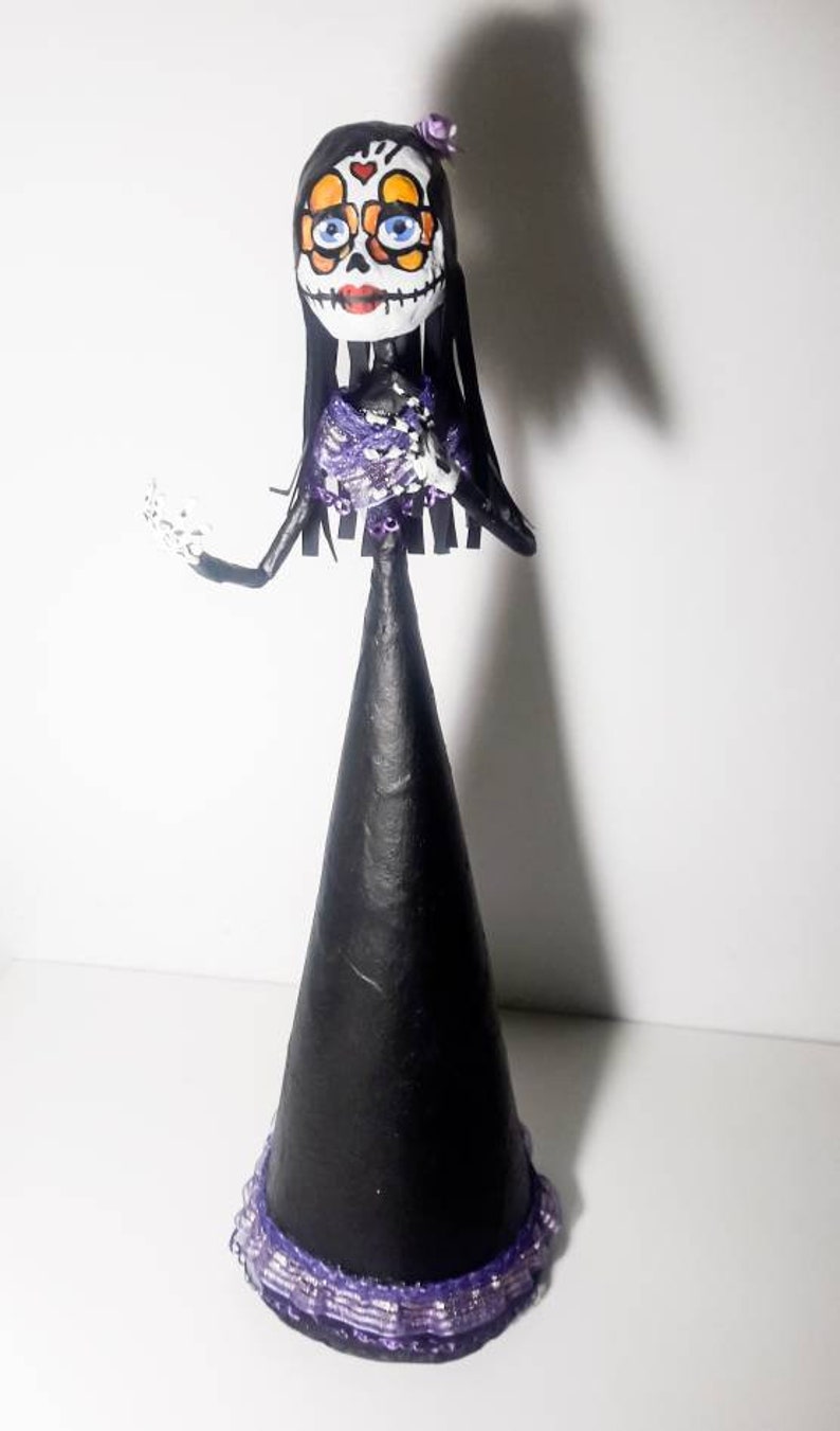 Catrina Girl, Paper Sculpture, Papier Mache, Papercraft, Mexican ...