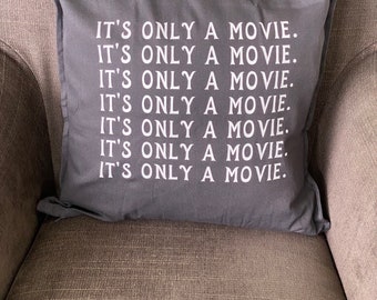 Scary Movie Decor|Horror Movie Decor|Scary Movie Pillow|Halloween Pillow|Movie Night| Movie Party