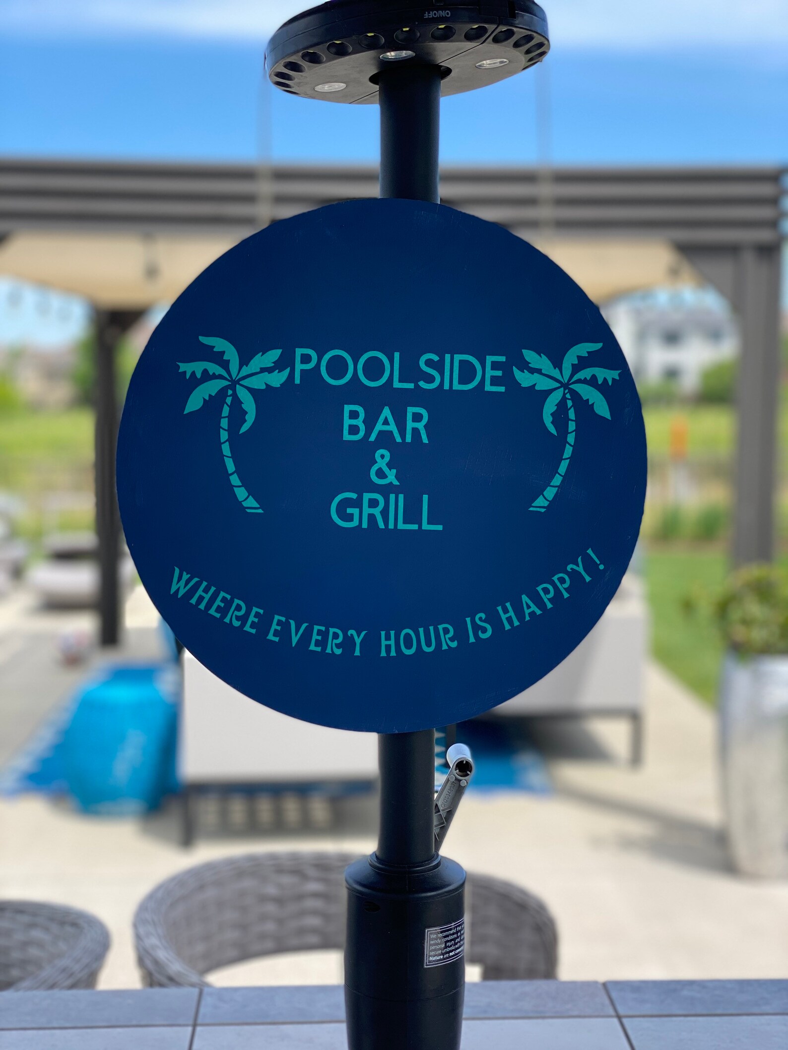 Poolside Bar & Grill Outdoor Sign Pool Decor Patio Decor Etsy Hong Kong
