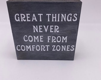 Inspirational Home Office Decor| Wooden Tiered Tray Decor| Motivational Office Decor| Spring Decor| Aesthetic Home Decor